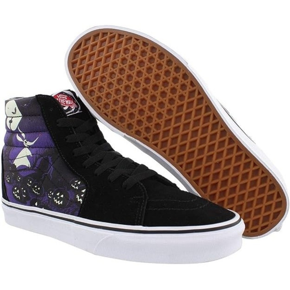 NiB Size 9.5 VANS Sk8-Hi x The Nightmare Before Christmas Jacks Lament GITD